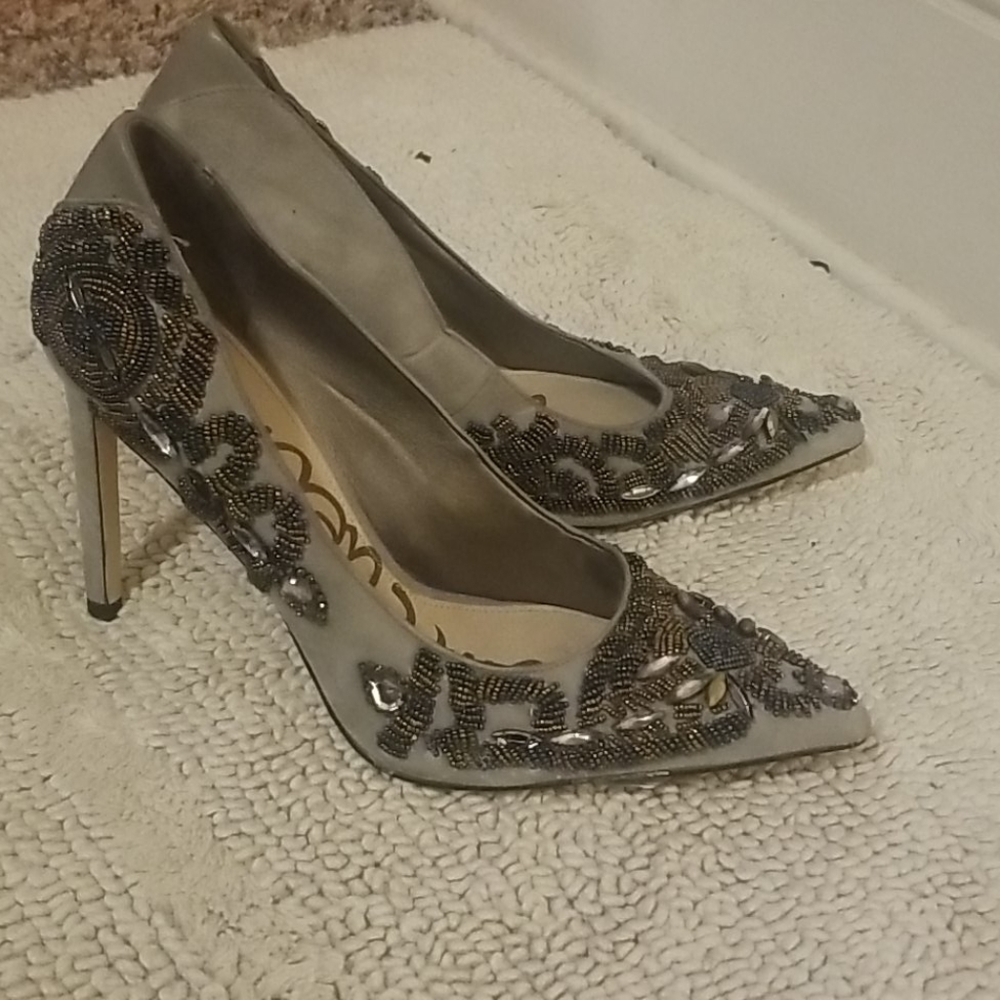 Sam Edelman Pointy Toe Beaded Dani Pump